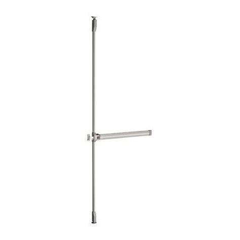 Barre Anti Panique Coupe Feu Points Push Bar Argent Leroy