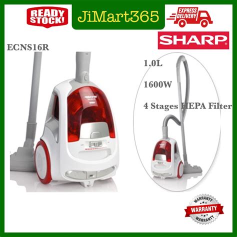 Sharp Vacuum Cleaner Bagless W Ecns R Shopee Malaysia