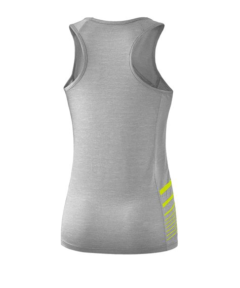 Erima Race Line 2 0 Running Singlet Damen Grau Laufbekleidung Running