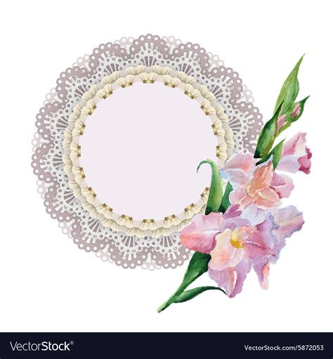 Lace doily Royalty Free Vector Image - VectorStock