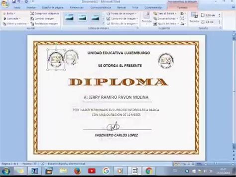 Collection Of Ejemplos En Power Point De Diplomas Por Reconocimiento