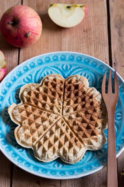 Apfelwaffeln ohne Zucker für Kinder und Erwachsene breifreibaby