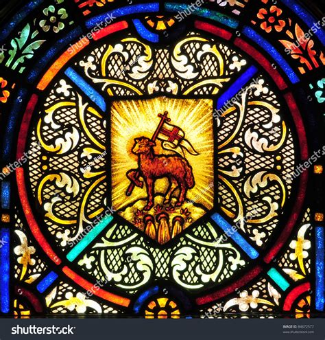 Jesus Lamb Of God Stained Glass