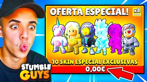 Como Conseguir Las Nuevas Skins Especiales De Stumble Guys 0422 Jonbtc Youtube