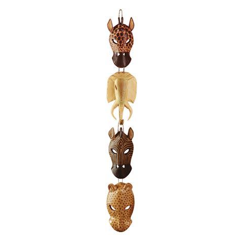 African Animal Masks Wall Decor | Imtinanz