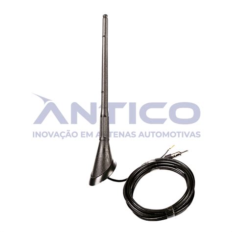 AN132 Antena De Teto Amplificada Traseira VW Haste MegaFlex Cabo