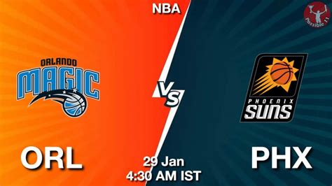 ORL Vs PHX Dream11 Team Prediction Fantasy NBA Tips 29 Jan 2024