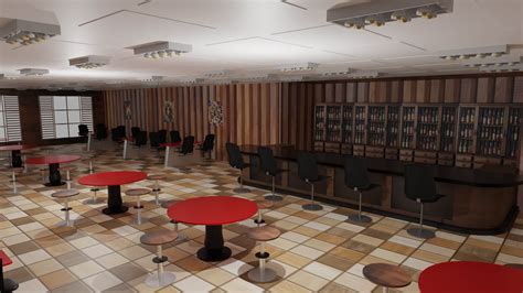 Tavern Interior - 3D Model by militarymodels99