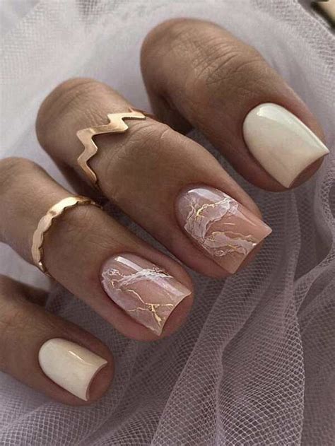 Pcs Short Square Nail Tips With Jelly Gel And A Nail Buffing Stick Nude Color Nail Tips With