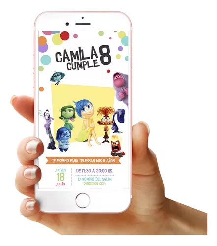 Invitacion Digital O Imprimible Personalizada Intensamente 2 En Venta