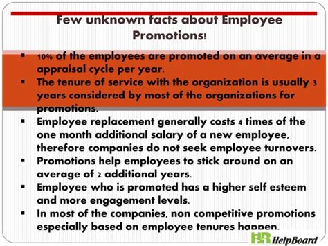 Employee Promotion Policy Ppt