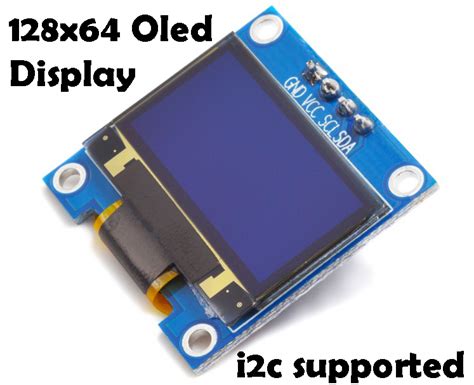 Arduino Oled I2c Display 128x64 With Examples Libraries Issues Solved