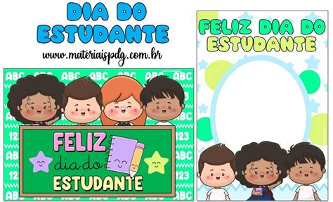 PAINEL AMPLIADO E MOLDURA DIA DO ESTUDANTE - Materiais Pedagógicos