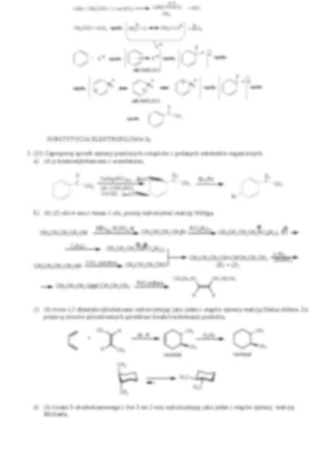 Egzamin Z Chemii Organicznej Pentan Notatek Pl