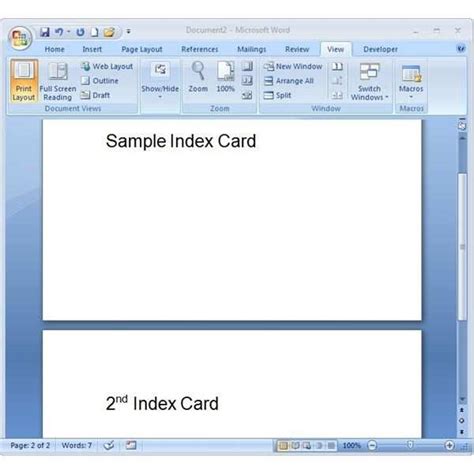 45 Creative 4 X 6 Index Card Template Word With Stunning Design For 4 X