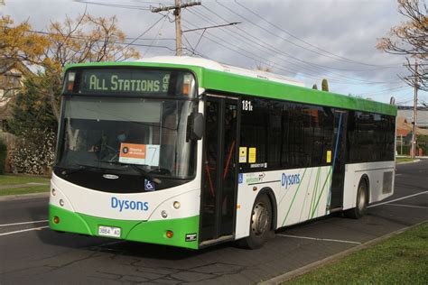 Dysons Bus Ao On A Sunbury Line Rail Replacement Service Along