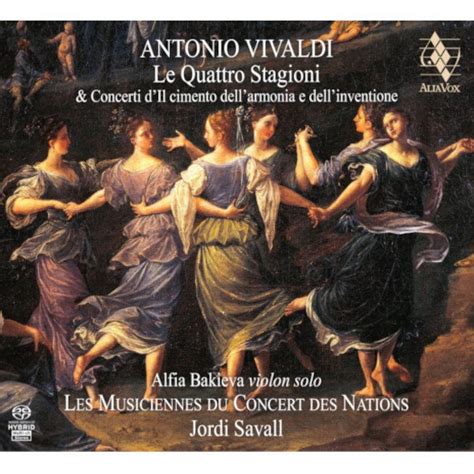 Antonio Vivaldi Le Quattro Stagioni Jordi Savall Alia Vox