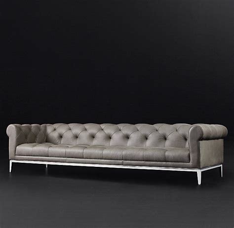 Rh Modern Italia Chesterfield Leather Sofa Rh Modern Pinterest