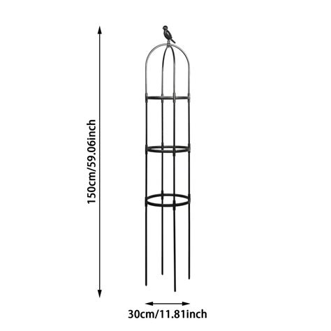 Hars Diy Tuin Trellis Obelisk Plant Stalen Frame V Grandado