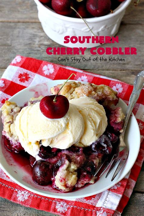 Southern Cherry Cobbler Can T Stay Out Of The Kitchen Bloglovin’