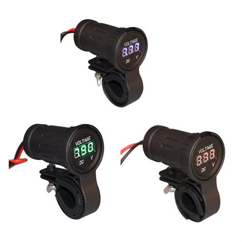 12 24V DC LED Digital Display Universal Car Motorcycle Voltmeter