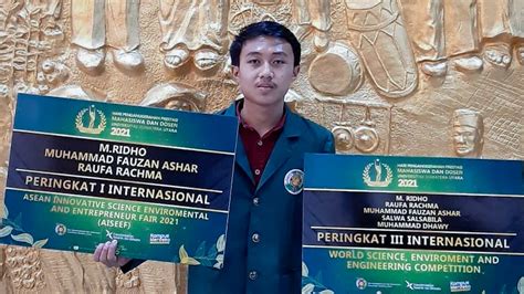 Sederet Prestasi Muhammad Ridho Mahasiswa Di Dua Universitas Negeri