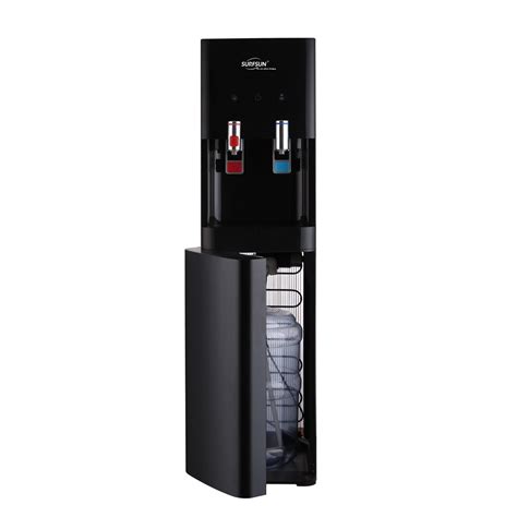 Classical Black Water Cooler With Gallon Hidden Surfsun Home