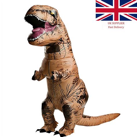 Dinosaur Inflatable Costume Riding T Rex Air Blow Up