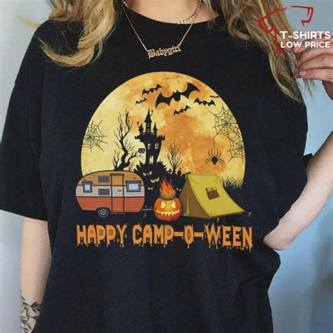 Happy Camp O Ween Camper Halloween Camping Halloween Shirt T Shirts