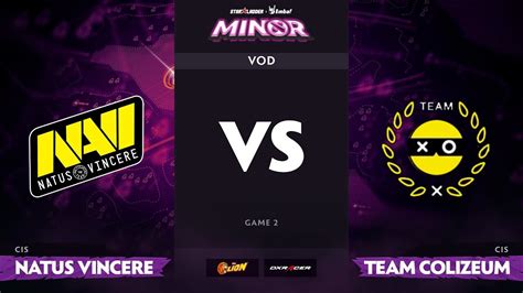 RU Natus Vincere Vs Team Colizeum Game 2 StarLadder ImbaTV Minor S2