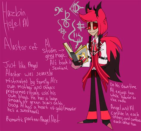 Hazbin Hotel Au Alastor Ref By Artsygum On Deviantart