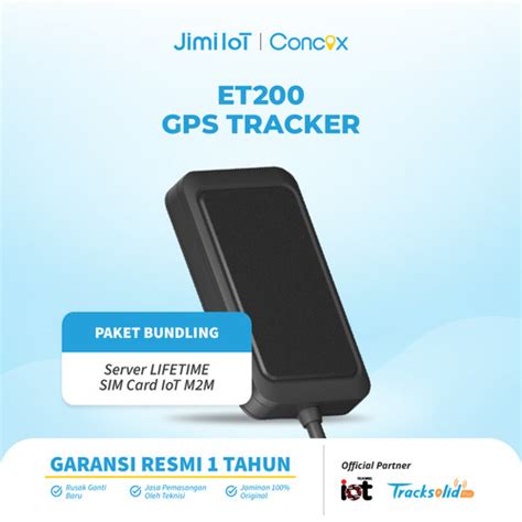 Jual Paket Concox Gps Tracker ET200 Simcard IOT M2M Server Lifetime