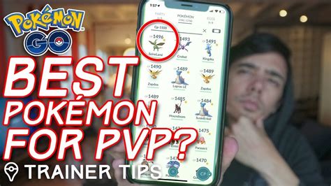 HOW TO PREPARE FOR PVP IN POKÉMON GO Best Pokémon for PvP YouTube