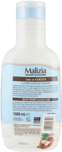 Malizia Bagno Schiuma Corpo Fragranza Latte Di Cocco Ml Iam