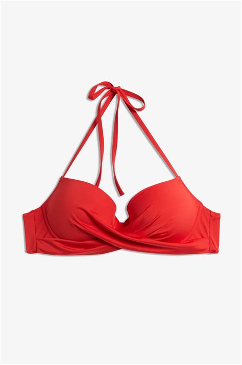 Push Up Haut De Maillot Perfect Rouge Etam