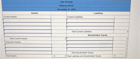 Solved The General Ledger Of Zips Storage At January Chegg