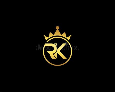 Rk Logo Design Stock Vector Illustration Of Diagram