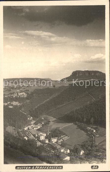 Ak Ansichtskarte Koenigstein Saechsische Schweiz Huetten Pfaffenstein