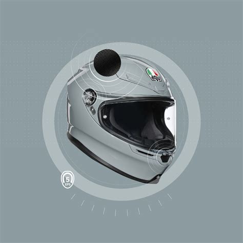 AGV K6 - Full-face motorcycle helmet, lightweight and comfortable - AGV