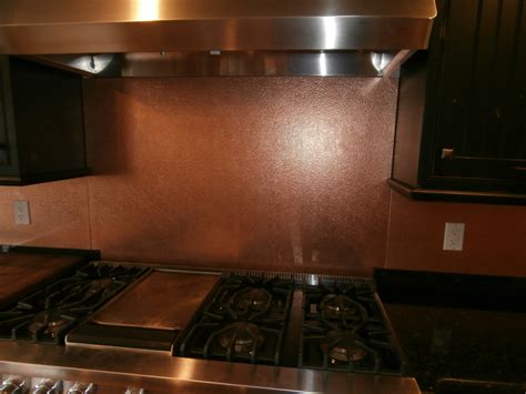 Hammered Copper Backsplash In Westchester Traditional New York By