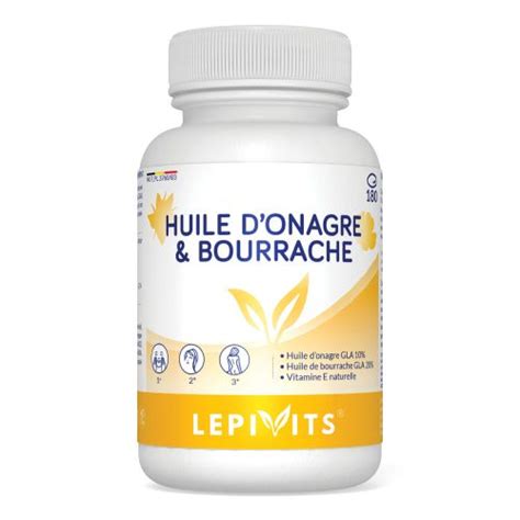 Lepivits Huile D Onagre Bourrache G Lules Pharmamarket