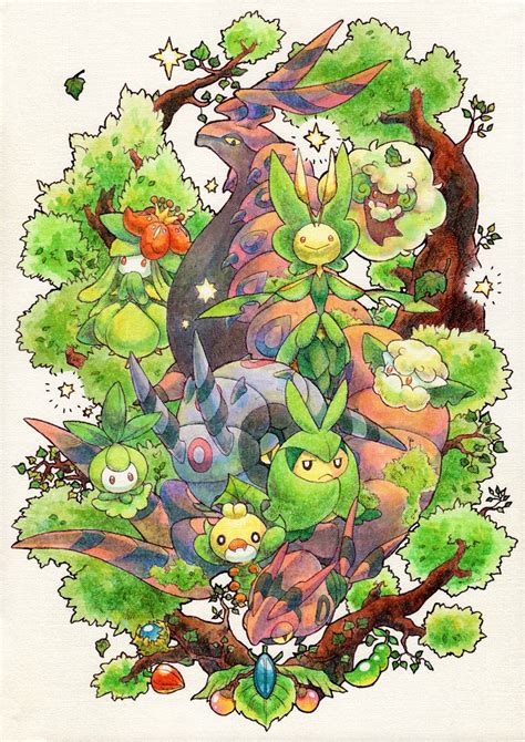 Grass Type Pokémon Wallpapers - Wallpaper Cave