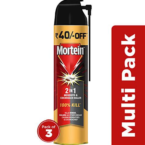 Buy Mortein 2 In 1 Mosquito Cockroach Killer Spray Lemon Fragrance