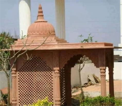 Ft Brown Sandstone Temple Design Modern Thickness Mm At Rs