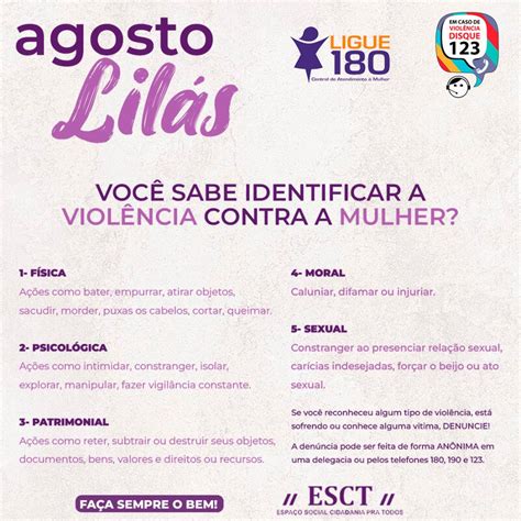 VocÊ Sabe Identificar A ViolÊncia Contra A Mulher Espaço Social