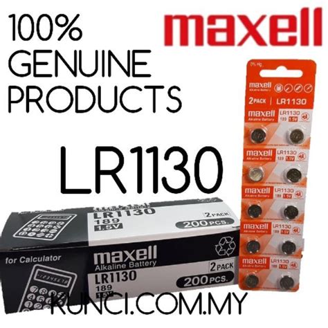 Original Maxell Alkaline Battery Lr Lazada