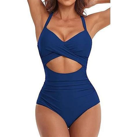 One Piece Swimsuits For Women Sexy Tummy Control High Waist Swimsuits