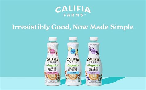 Califia Farms Organic Lavender Almond Milk Coffee Creamer