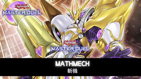 Yu Gi Oh Master Duel Mathmech Deck Ranked Gameplay Combo