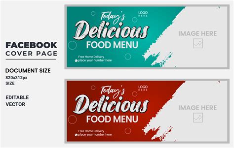 Food web banner template, web banner design, corporate banner 13553708 ...